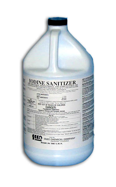 (image for) Iodine Sanitizer, case of 4 gallons